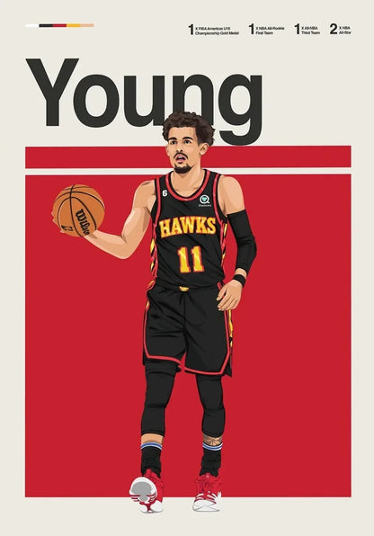 The Champion's Legacy: Premium Basketball Canvas Art