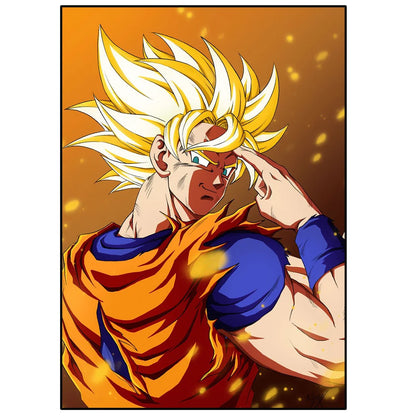 Dragon Ball Anime Poster – Goku, Vegeta & More | Canvas Wall Art