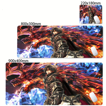 Anime Gaming Mouse Pad XXL - Large Desk Mat with Stitched Edges