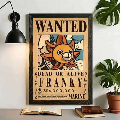One Piece Wanted Poster Canvas Print