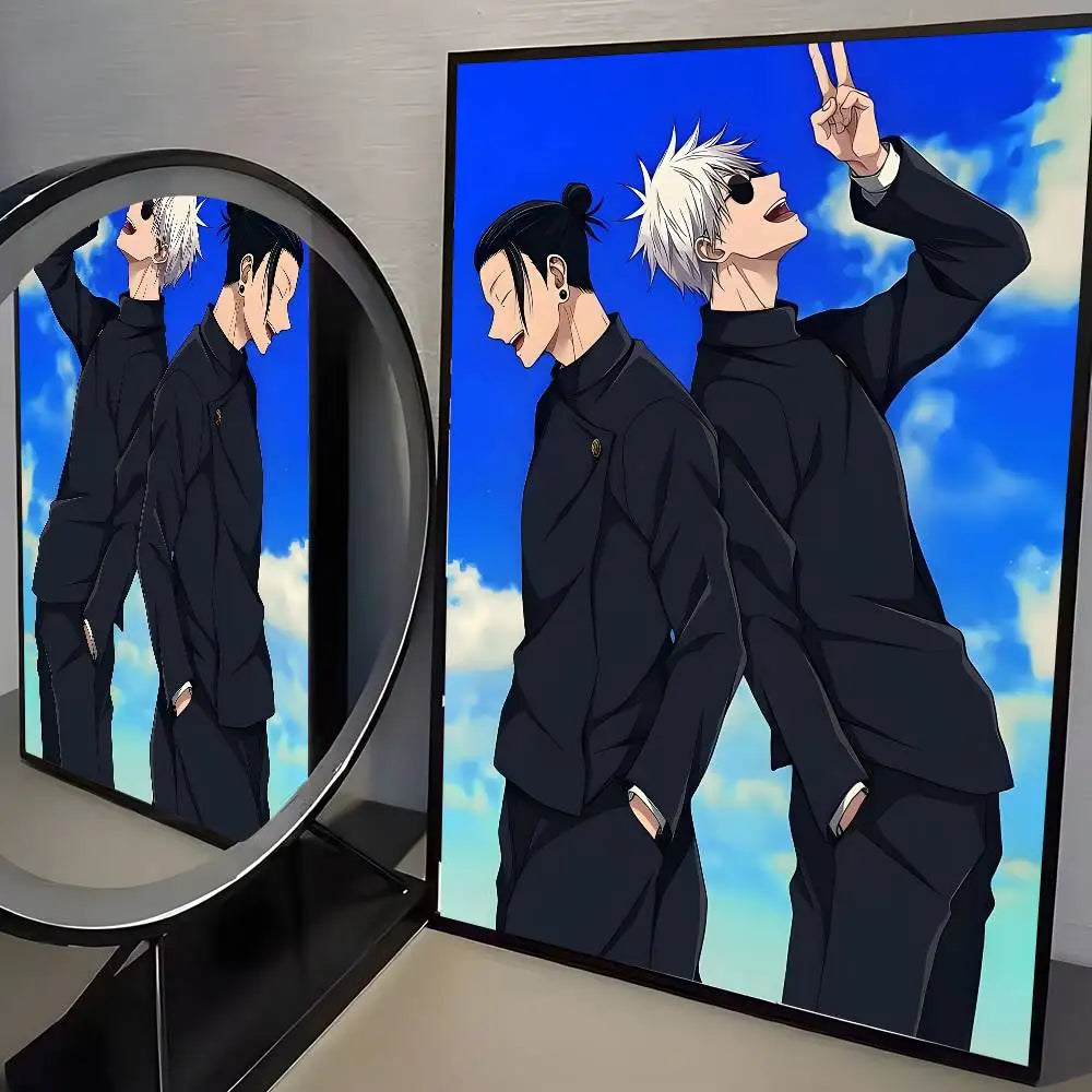 The Sorcerer's Collection: High-Definition Gojo Satoru Canvas Art