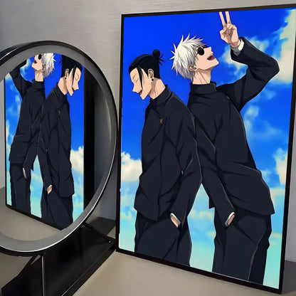 The Sorcerer's Collection: High-Definition Gojo Satoru Canvas Art