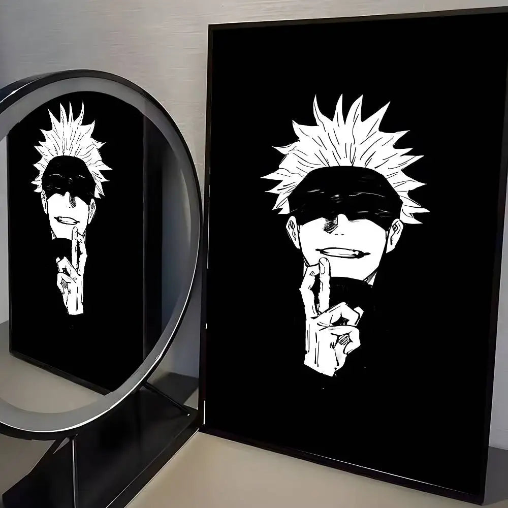 The Sorcerer's Collection: High-Definition Gojo Satoru Canvas Art