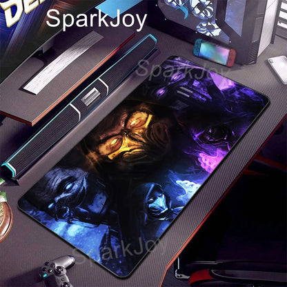 Mortal Kombat Gaming Desk Mat – Scorpion & Sub-Zero