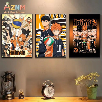 The Collector's Series: High-Definition Haikyuu Canvas Art