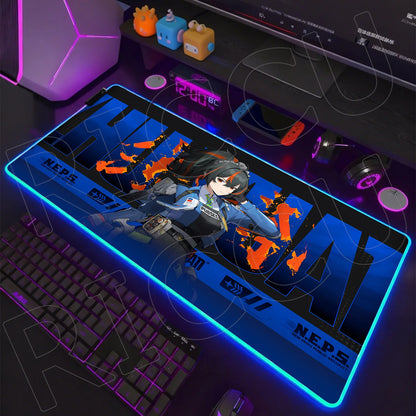 ZZZ RGB LED Gaming Mouse Pad