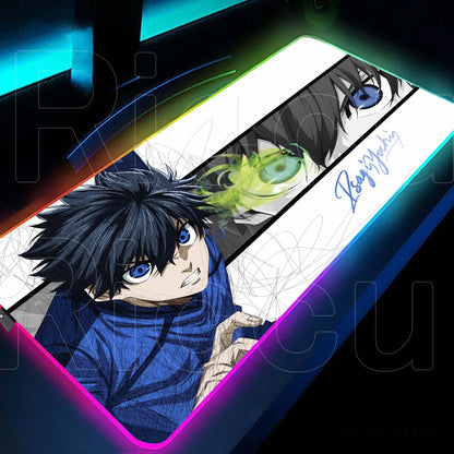 RGB Gaming Mouse Pad with LED Lighting – Large Desk Mat for PC & Keyboard