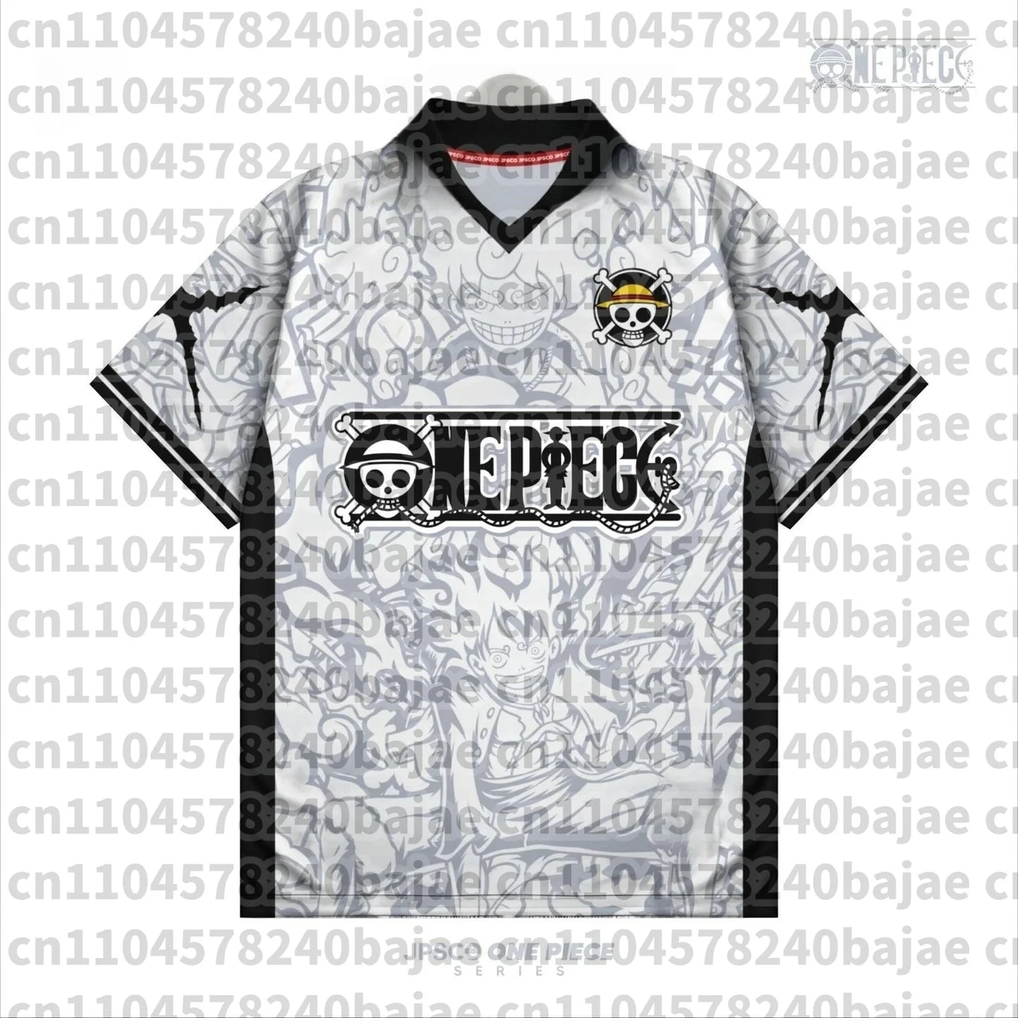 One Piece Luffy Anime Baseball Jersey Tee