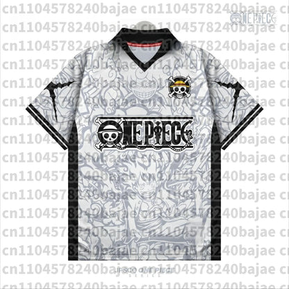 One Piece Luffy Anime Baseball Jersey Tee