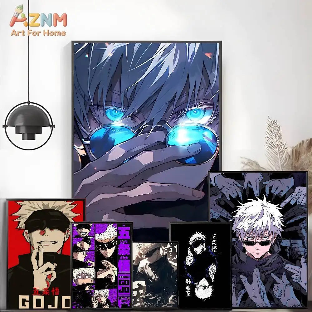 The Sorcerer's Collection: High-Definition Gojo Satoru Canvas Art