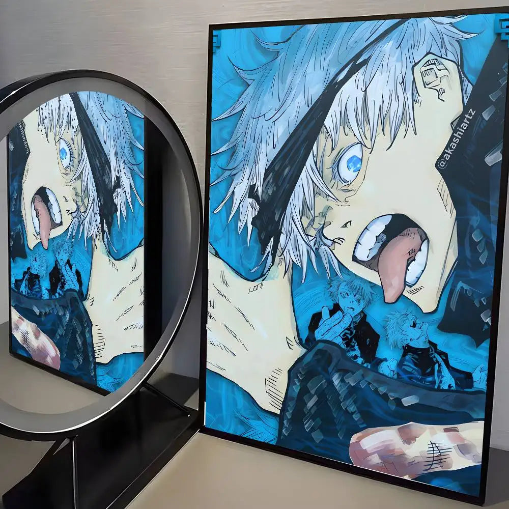 The Sorcerer's Collection: High-Definition Gojo Satoru Canvas Art