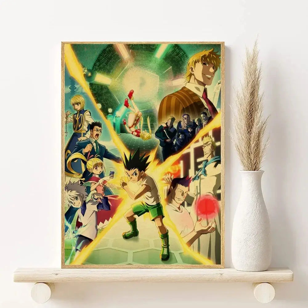 The Hunter’s Legacy Collection: Aesthetic Hunter x Hunter Canvas Art