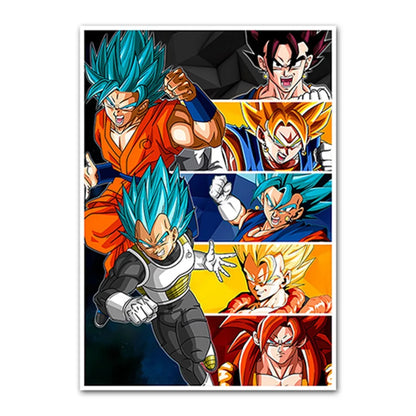 Dragon Ball All Characters Canvas Poster