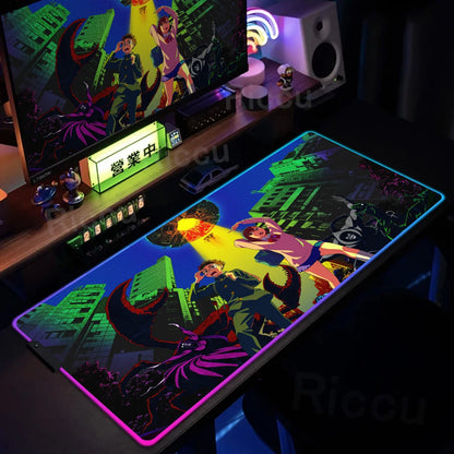 Gaming RGB: Anime Dandadan Keyboard Carpet
