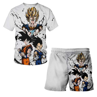 Dragon Ball Goku Cosplay T-Shirt & Shorts Set
