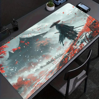 Samurai Warrior XXL Gaming Mouse Pad – Non-Slip Desk Mat