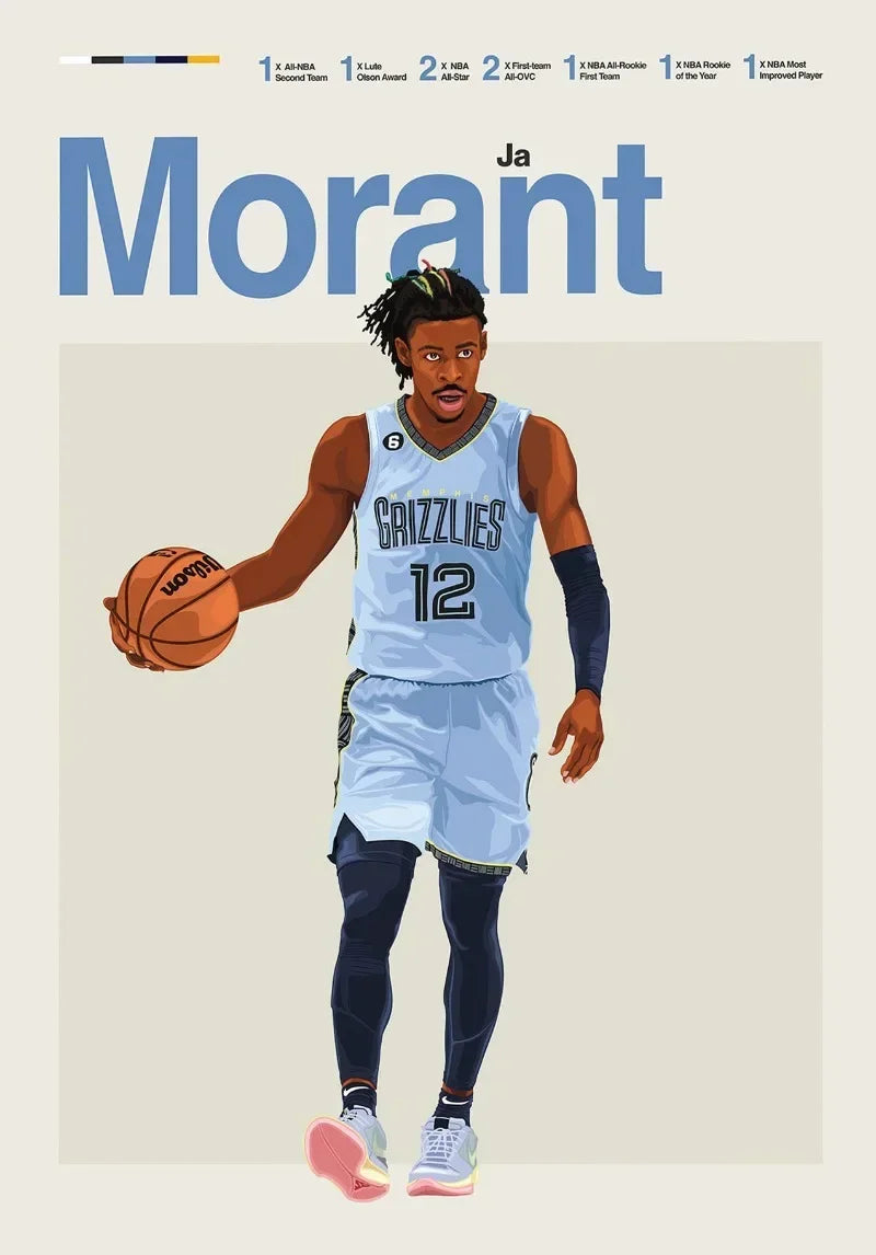 The Champion's Legacy: Premium Basketball Canvas Art