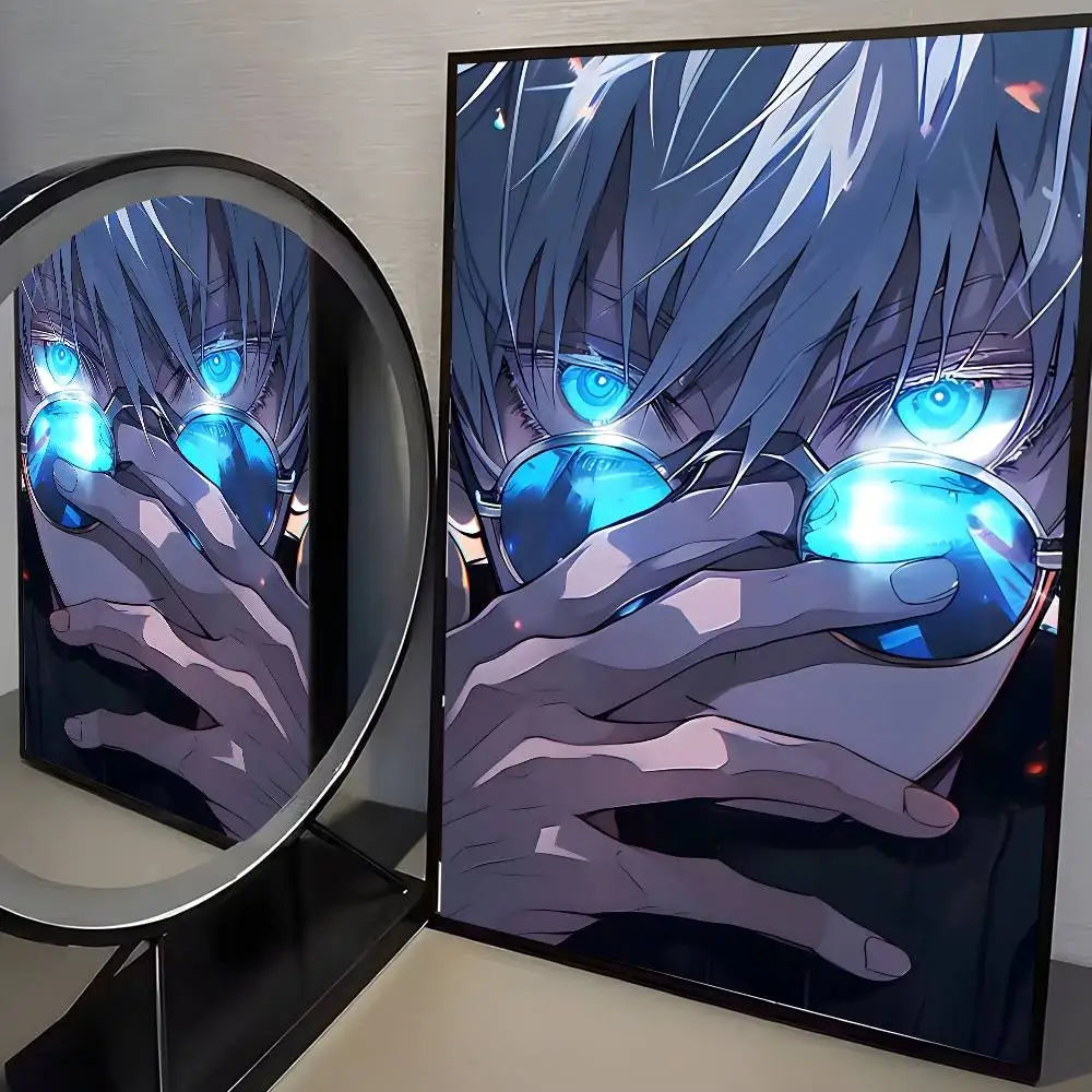 The Sorcerer's Collection: High-Definition Gojo Satoru Canvas Art