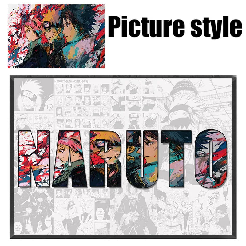 Anime Kakashi & Itachi Canvas Poster