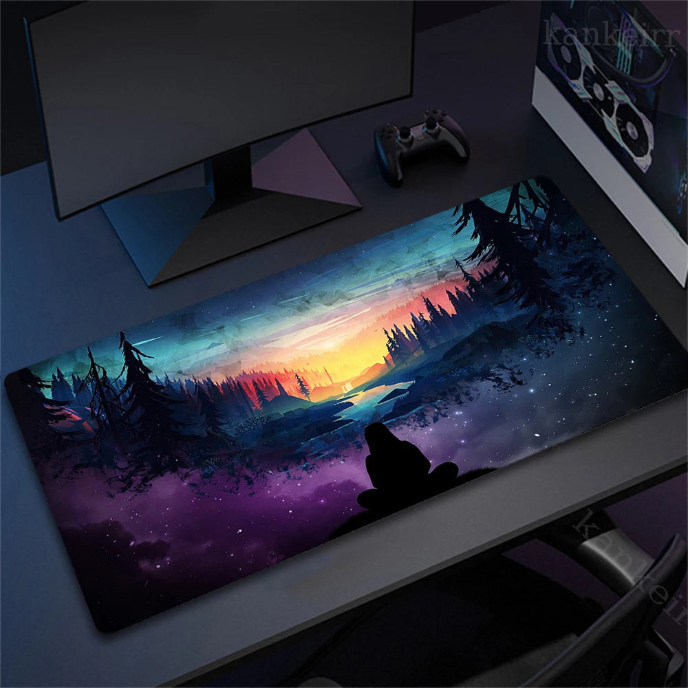 Landscape Mountain Sunset XXL Gaming Mouse Pad