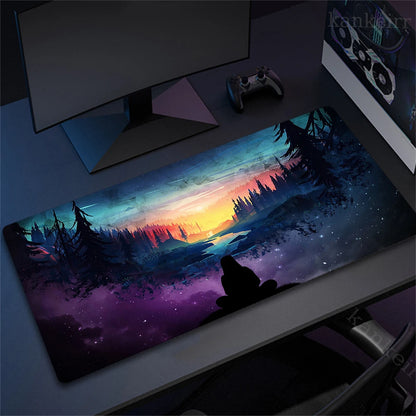 Landscape Mountain Sunset XXL Gaming Mouse Pad