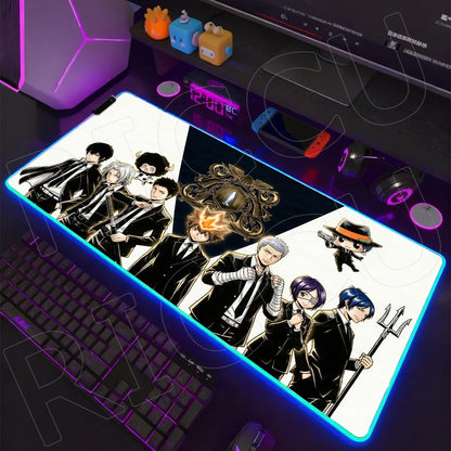 RGB LED Gaming Mouse Pad – XXL Anime Desk Mat with HD Printing