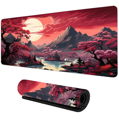 Night Moonlight Gaming Mouse Pad – Multi-Style XXL Desk Mat
