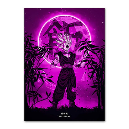 Dragon Ball All Characters Canvas Poster