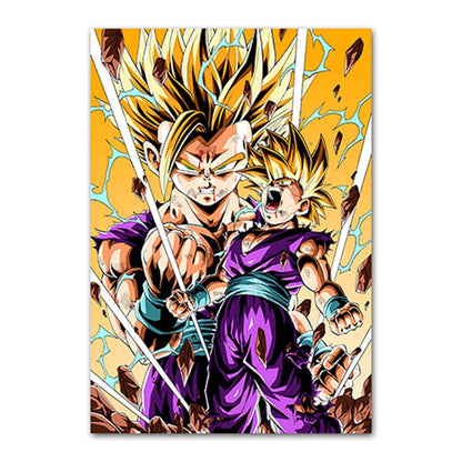 Dragon Ball All Characters Canvas Poster
