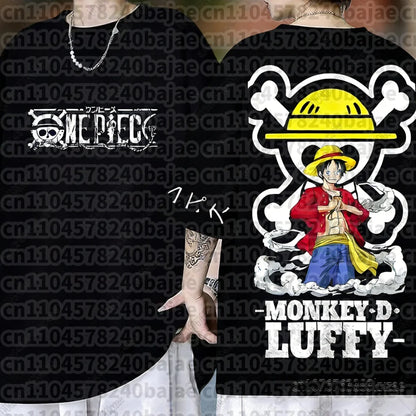 One Piece Anime T-Shirt – Luffy Graphic Tee