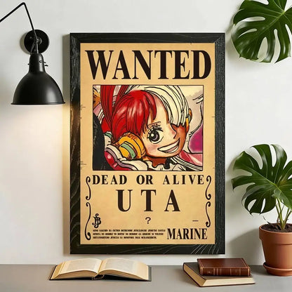 The Grand Line Collection: High-Definition One Piece Wanted Canvas Art