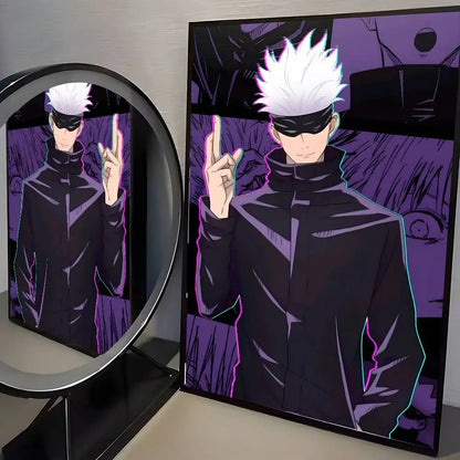 The Sorcerer's Collection: High-Definition Gojo Satoru Canvas Art