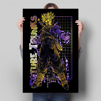 Dragon Ball Z Anime Poster – Canvas Wall Art