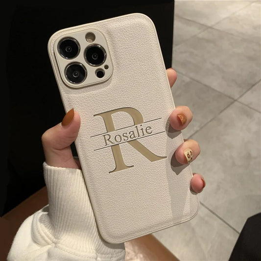 The Monogram Series: Custom Big Letter Laser-Engraved Case