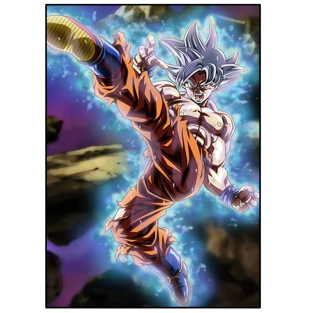 Dragon Ball Anime Poster – Goku, Vegeta & More | Canvas Wall Art