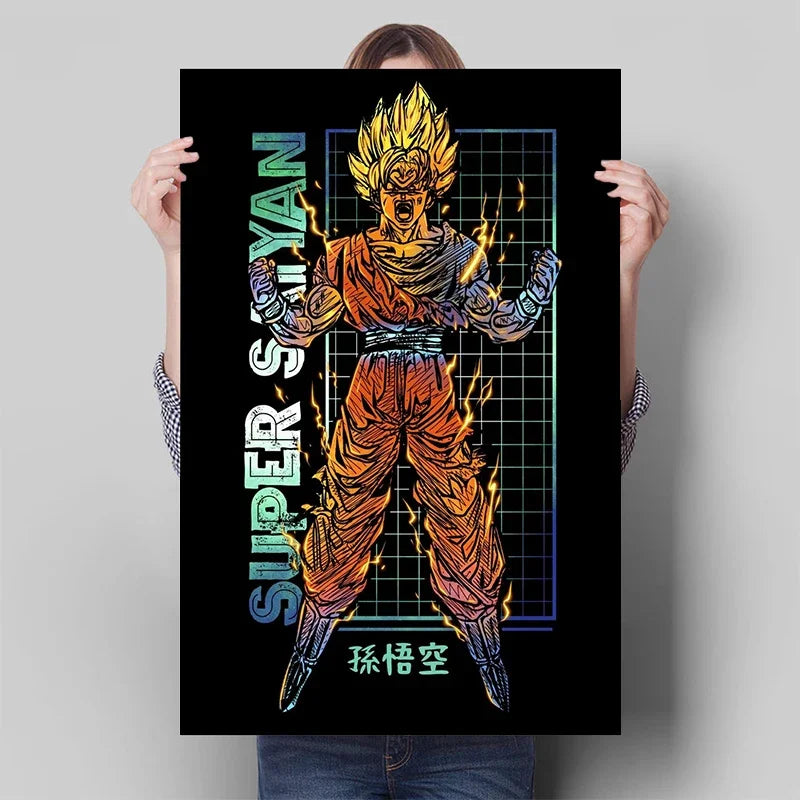 Dragon Ball Z Anime Poster – Canvas Wall Art
