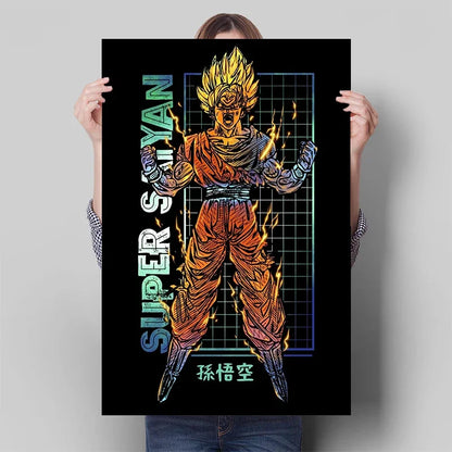 Dragon Ball Z Anime Poster – Canvas Wall Art