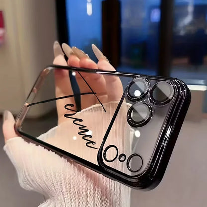 The Monogram Series: Custom Plated Transparent Case