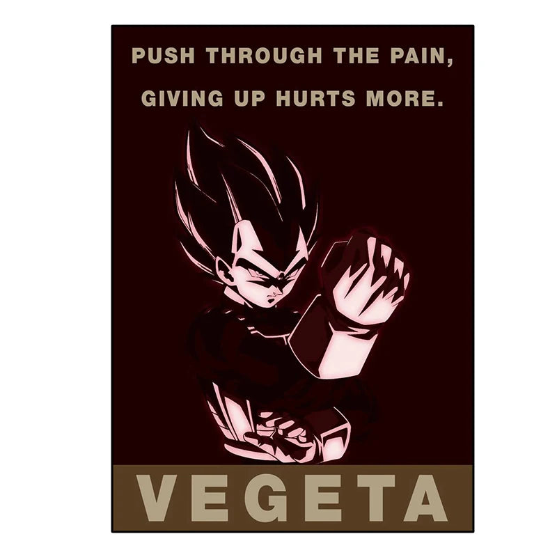 Dragon Ball Z Anime Posters – Goku, Vegeta, Broly & More