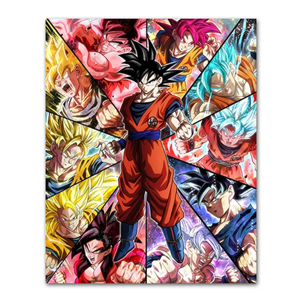 Dragon Ball All Characters Canvas Poster