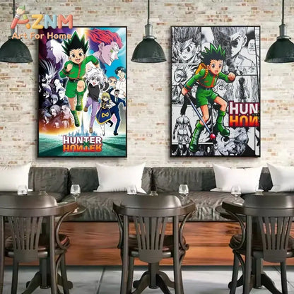 The Hunter’s Legacy Collection: Aesthetic Hunter x Hunter Canvas Art