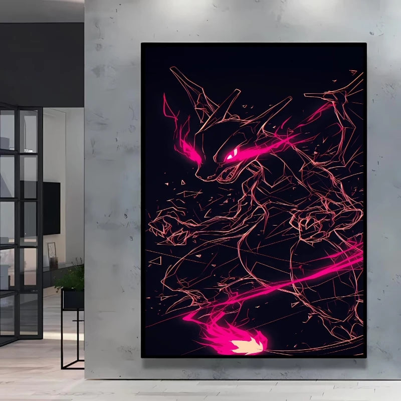 Pokémon Anime Canvas Wall Art Poster