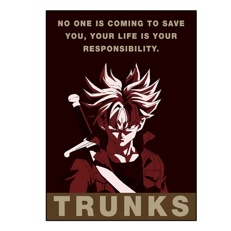 Dragon Ball Z Anime Posters – Goku, Vegeta, Broly & More