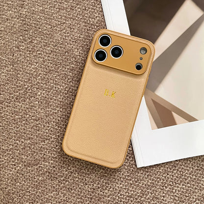 The Signature Series: Gold Foil Stamped Leather Case