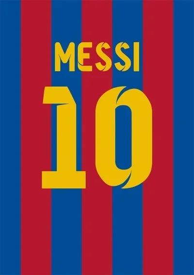 The Pitch Legends Collection: Premium Football Jersey Canvas Art