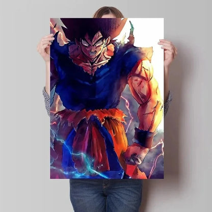 Dragon Ball Anime Poster – Super Saiyan Wall Art