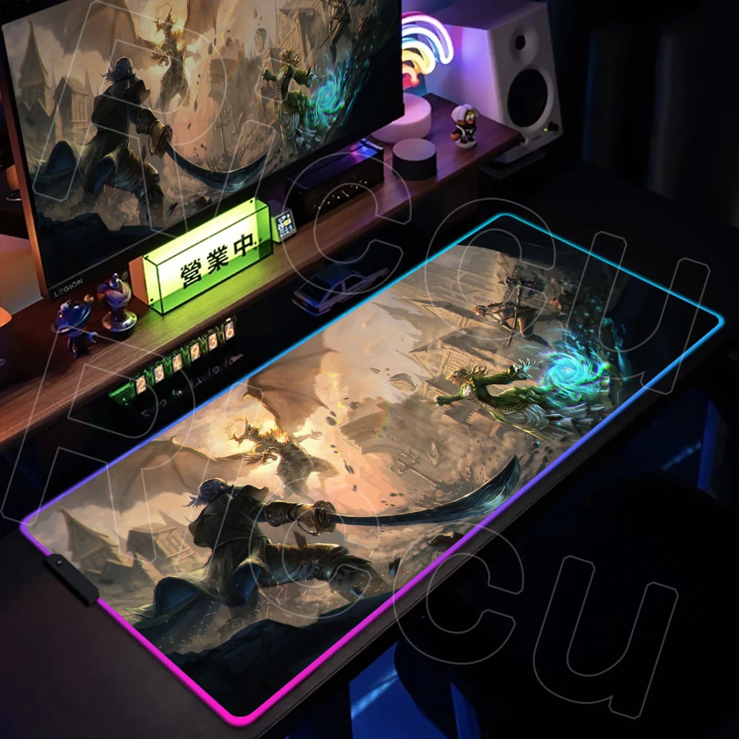 RGB XXL LED Gaming Mouse Pad – Multi-Color Desk Mat