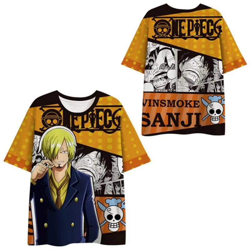 One Piece Luffy Anime Costume T-Shirt