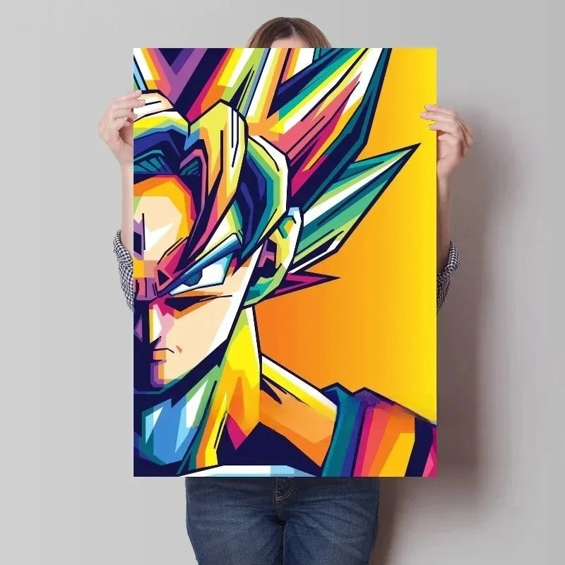 Dragon Ball Anime Poster – Super Saiyan Wall Art