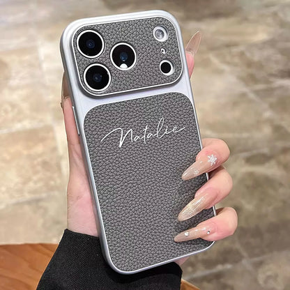 The Signature Series: Custom Leather-Textured Case